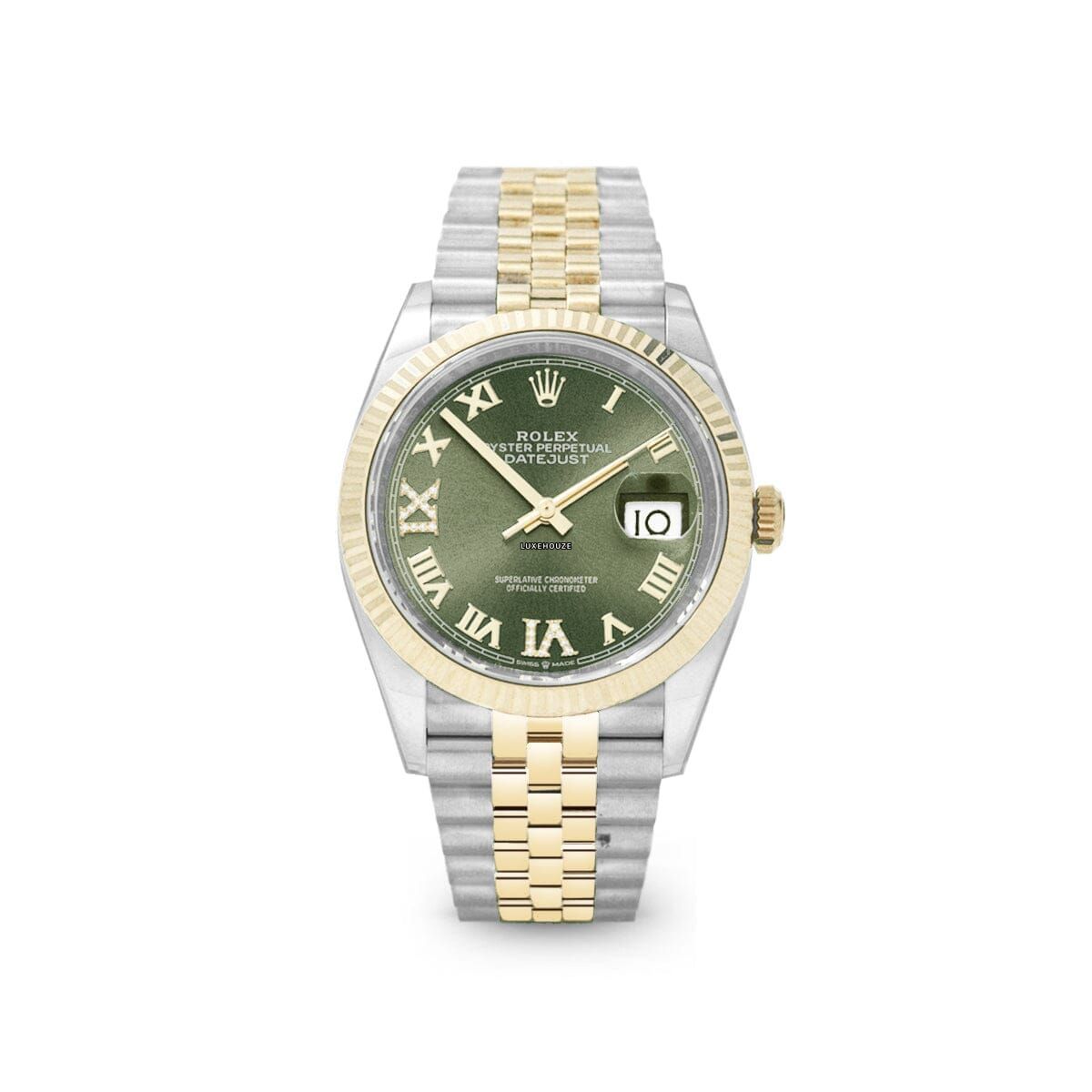 Datejust 36 126233VIIX Green Jubilee Watches Rolex 