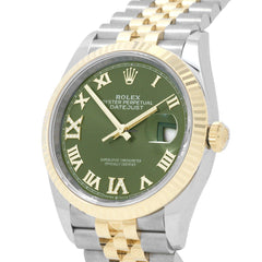 Datejust 36 126233VIIX Green Jubilee Watches Rolex 