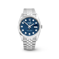 Datejust 36 126234G Blue Motif Jubilee Watches Rolex 