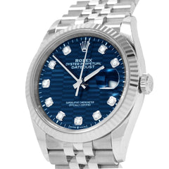 Datejust 36 126234G Blue Motif Jubilee Watches Rolex 