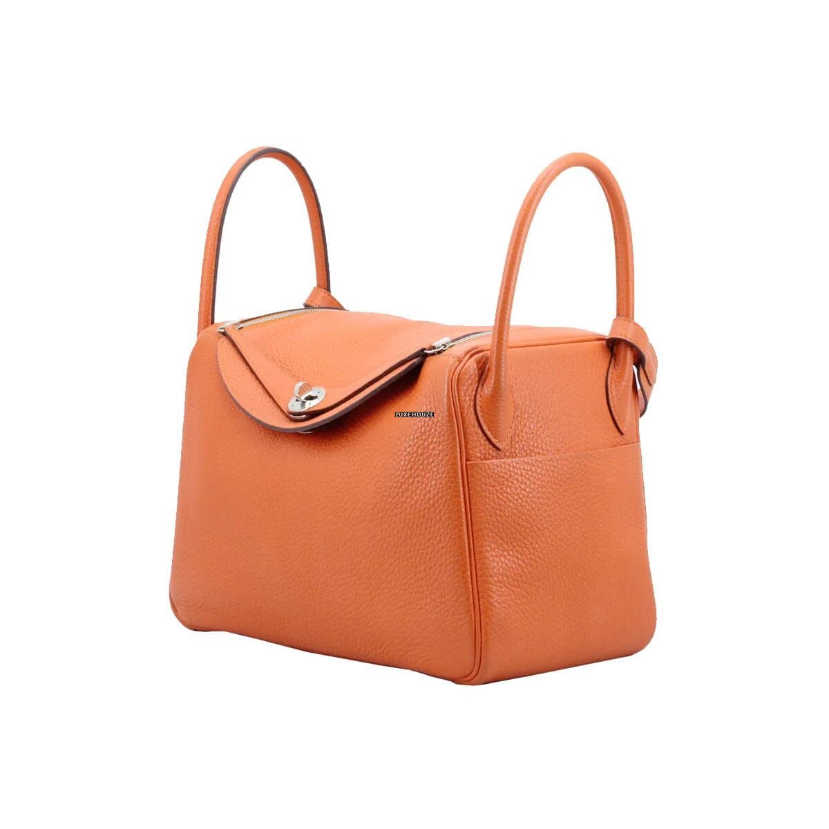 Lindy 30 Taurillon Clemence 9J Feu PHW T Handbags Hermes 