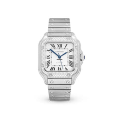 Santos W4SA0005 Silver Watches Cartier 