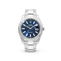 Datejust 41 116334 Blue Oyster Watches Rolex 