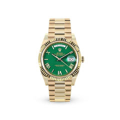 Day-Date 40 228238 Green Roman Dial Watches Rolex 