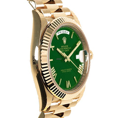Day-Date 40 228238 Green Roman Dial Watches Rolex 