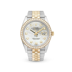 Datejust 36 126283RBR White Mother of Pearl Jubilee Watches Rolex 