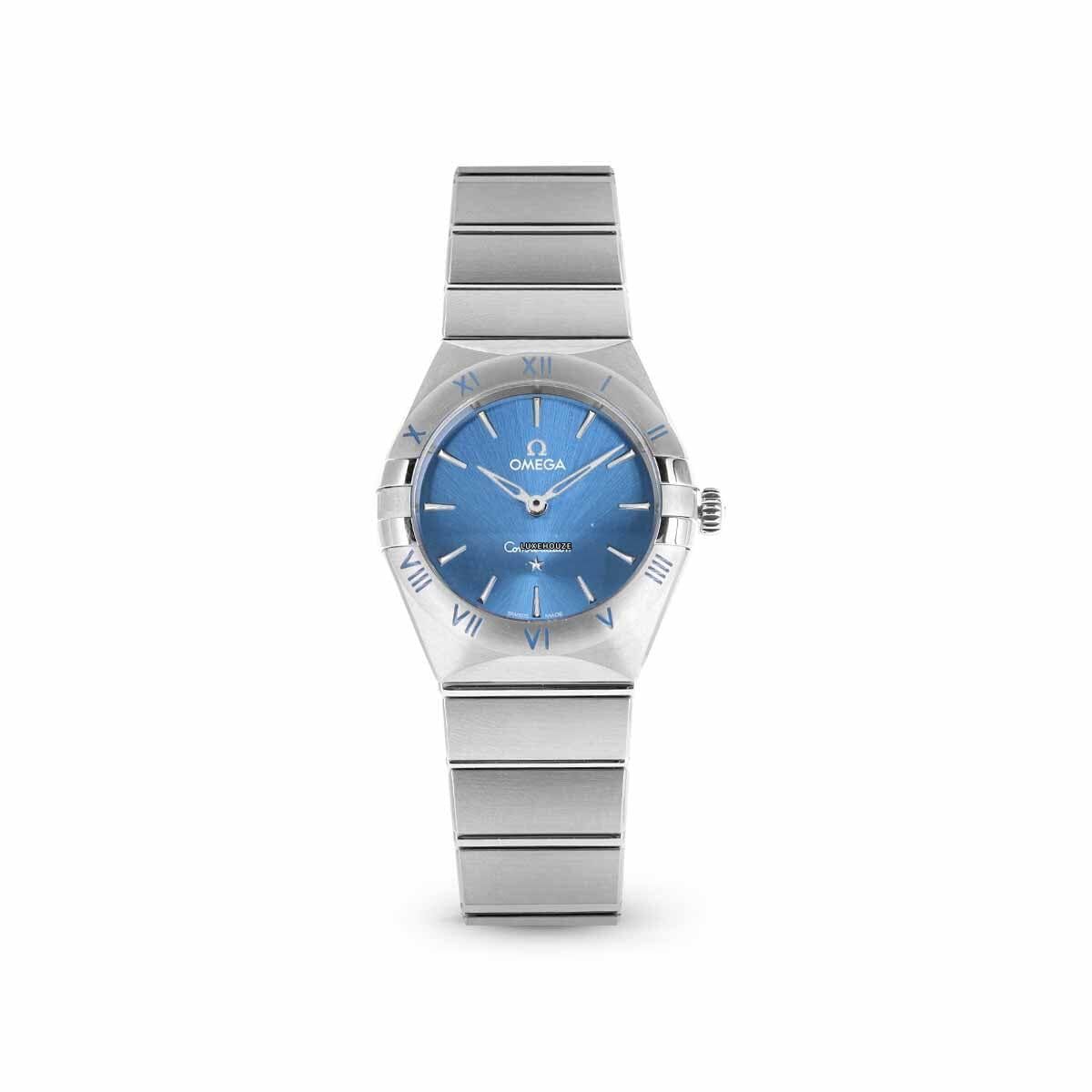 Constellation Quartz 13110286003001 Blue Dial, Bracelet Watches Omega 