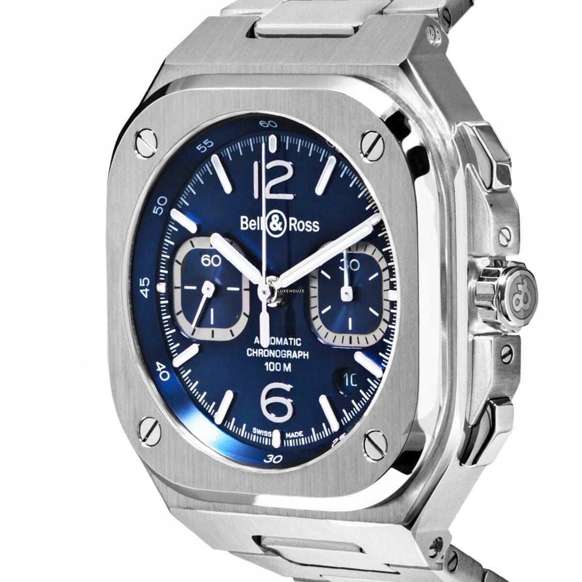 BR05 Chrono BR05C-BLU-ST/SST Blue Watches Bell & Ross 