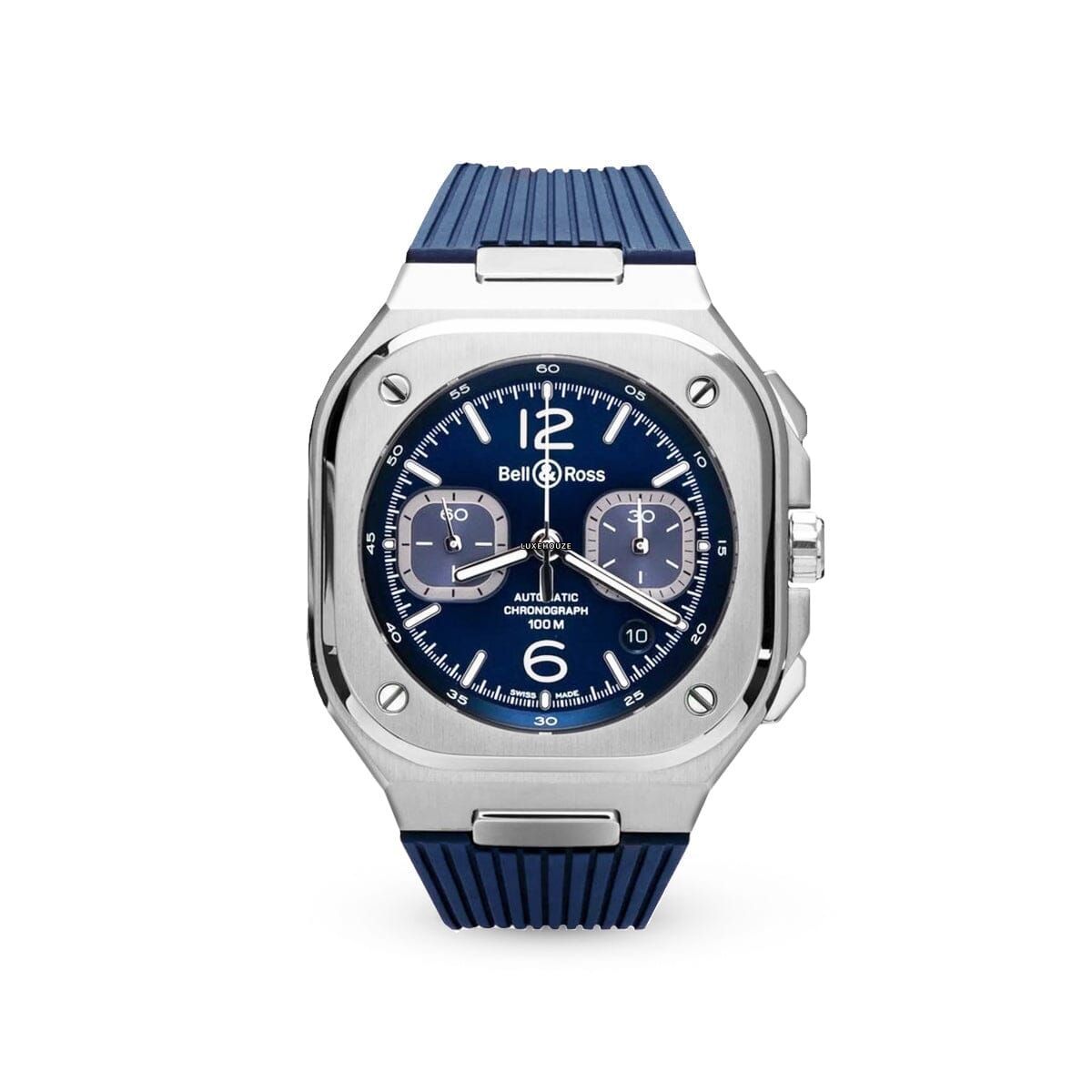 BR05 Chrono BR05C-BLU-ST/SRB Blue Watches Bell & Ross 