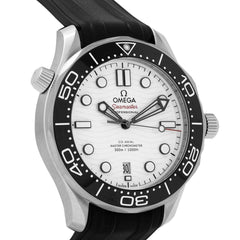 Seamaster Co-Axial 300M 21032422004001 White Dial, Rubber Strap Watches Omega 