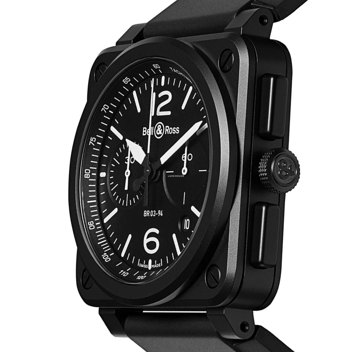 BR03 Chrono BR0394-BL-CE Black Watches Bell & Ross 