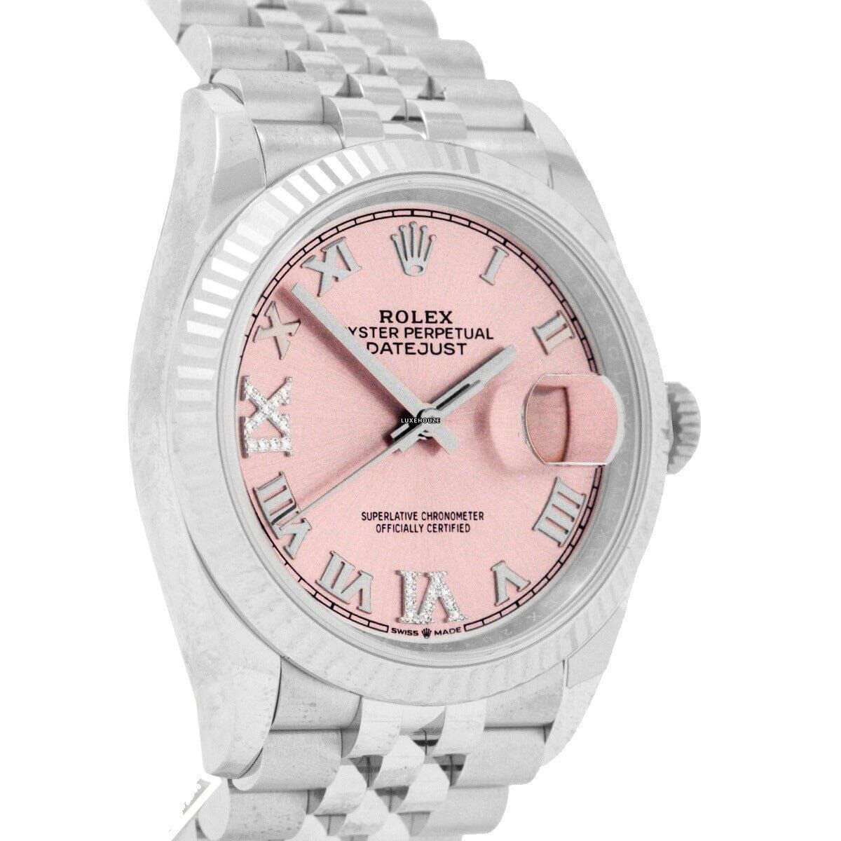 Datejust 36 126234VIIX Pink Jubilee Watches Rolex 