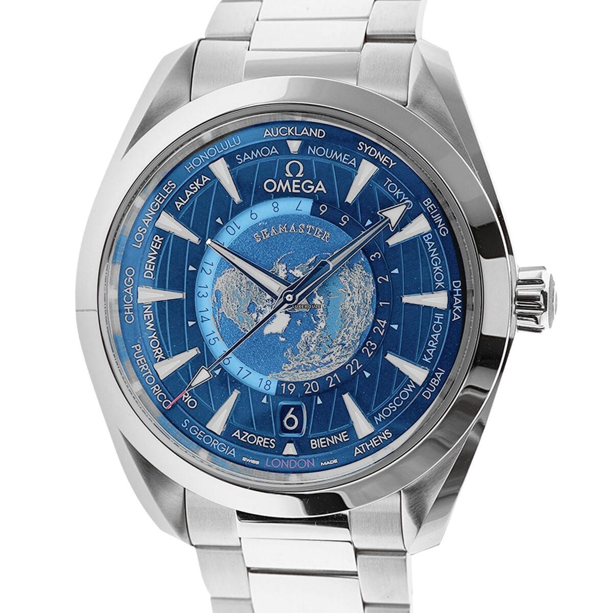 Seamaster Aqua Terra 150M 22010432203001 Worldtimer, Bracelet Watches Omega 