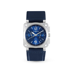 BR03 Chrono BR0394-BLU-ST/SCA Blue Watches Bell & Ross 