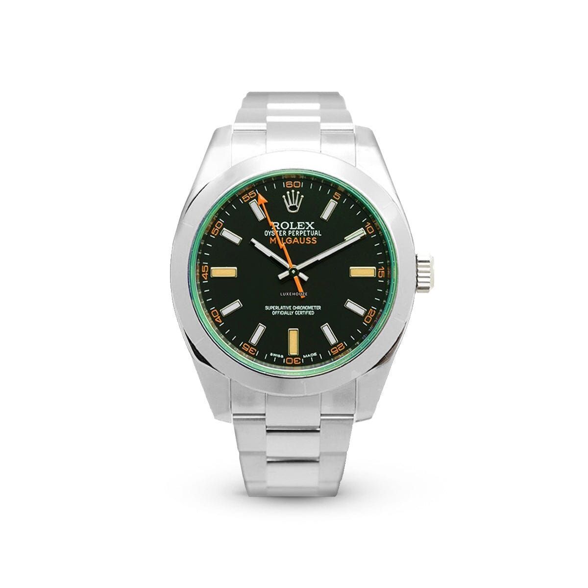 Milgauss 116400GV Green Watches Rolex 