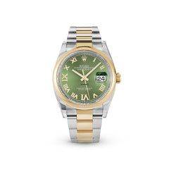 Datejust 36 126203VIIX Green Oyster Watches Rolex 