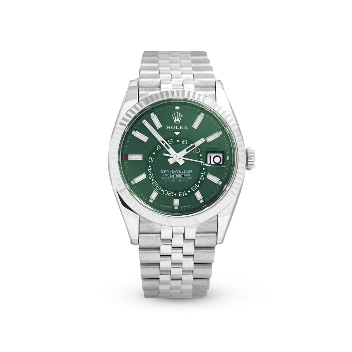 Sky-Dweller 336934 Green Jubilee Watches Rolex 