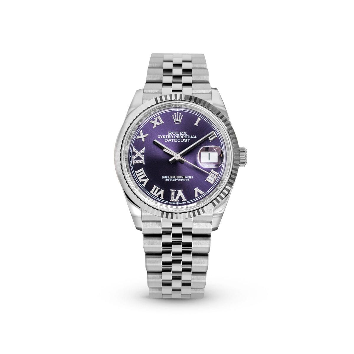 Datejust 36 126234VIIX Purple Jubilee Watches Rolex 