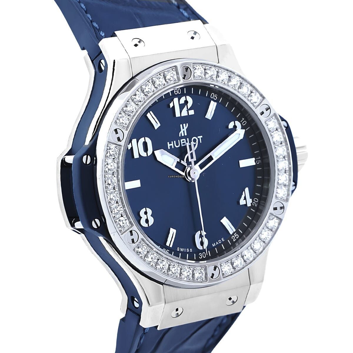 Big Bang Quartz 38 361.SX.7170.LR.1204 Blue Watches Hublot 