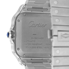 Santos WSSA0029 Silver Watches Cartier 