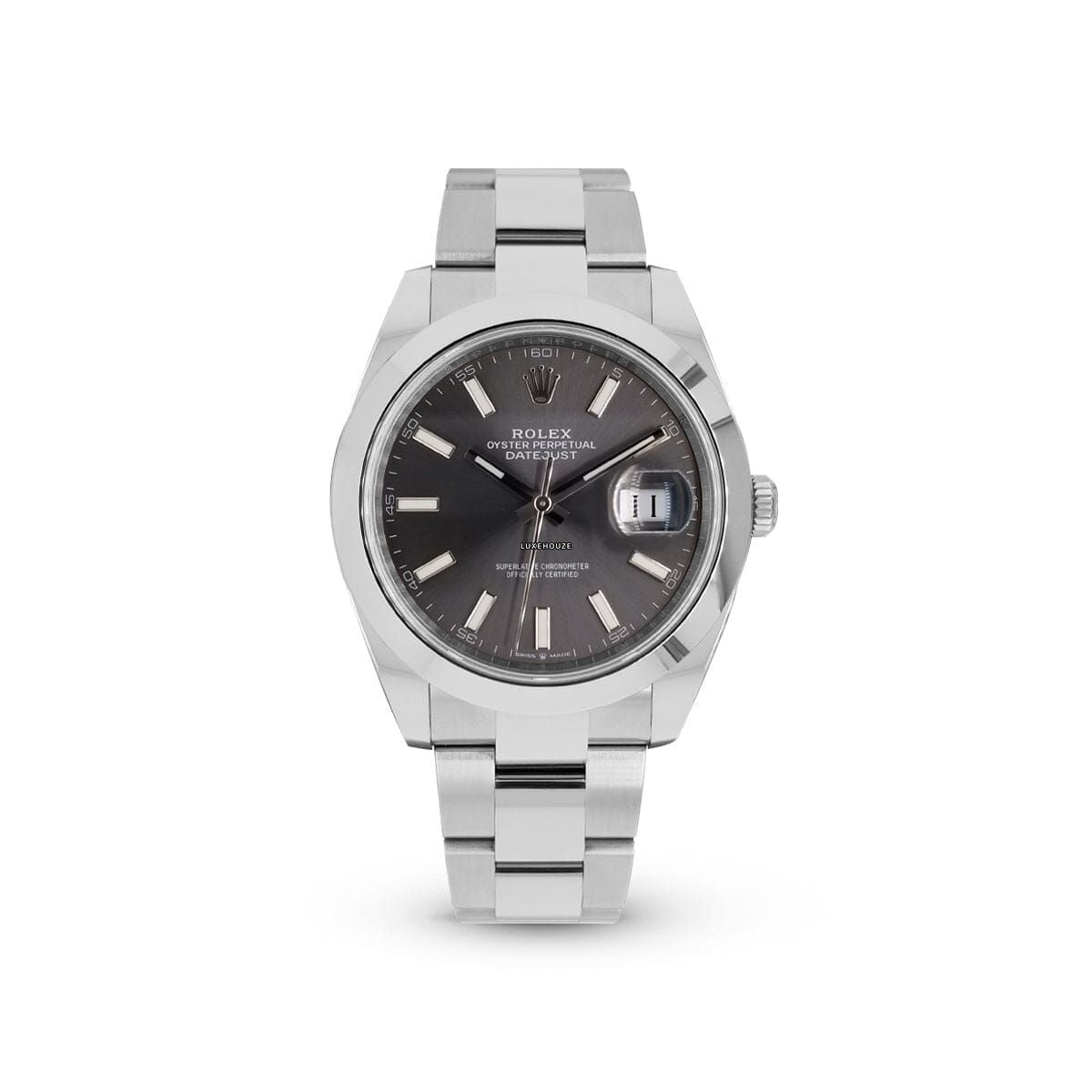 Datejust 41 126300 Rhodium Oyster Watches Rolex 