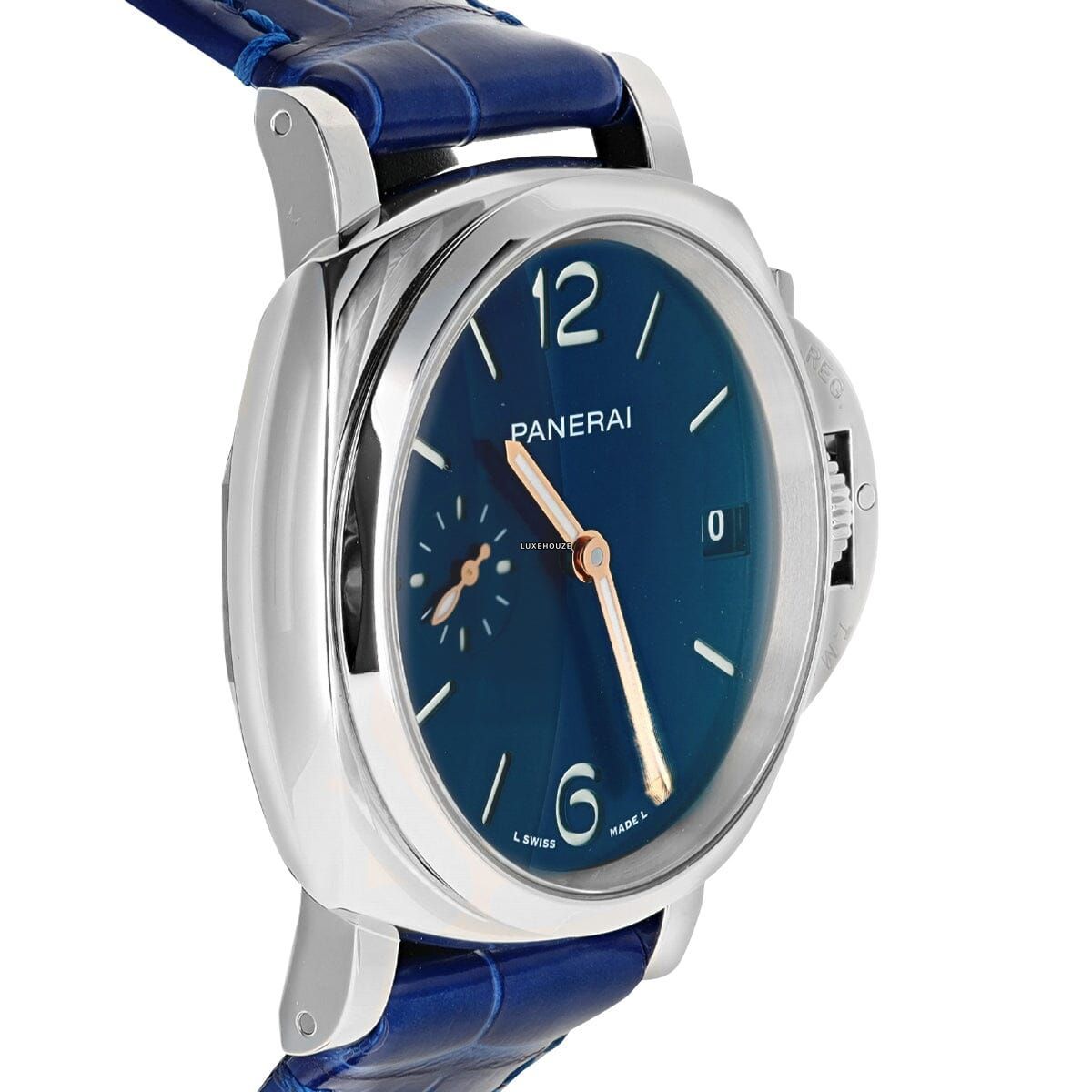 Luminor Due 38 PAM01273 Blue Watches Panerai 