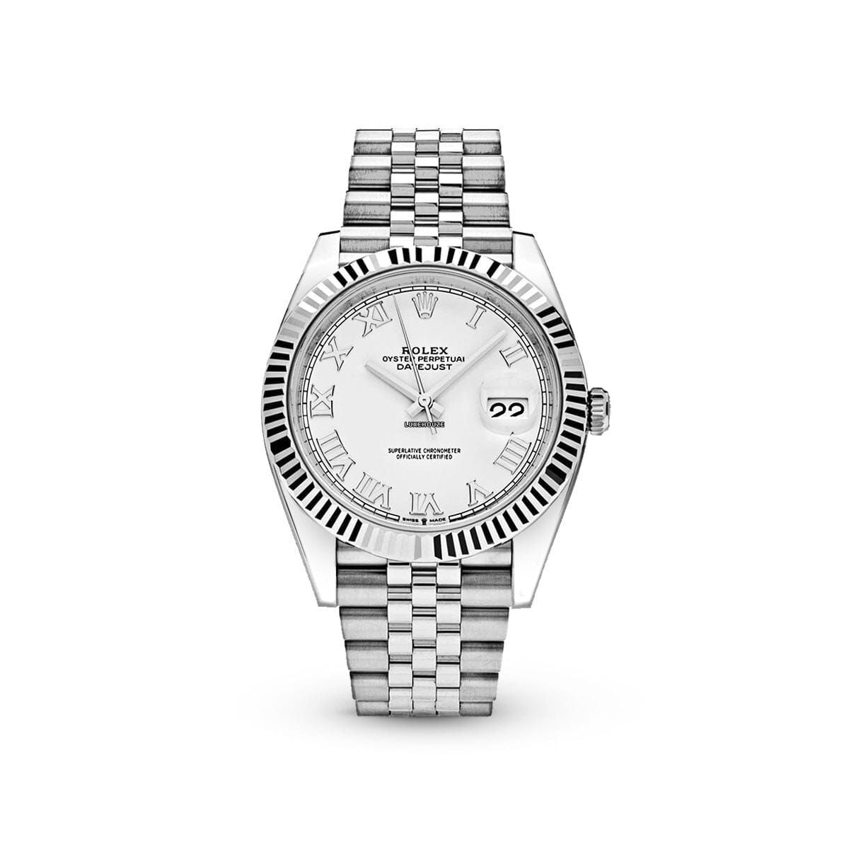 Datejust 41 126334 White Roman Jubilee Watches Rolex 