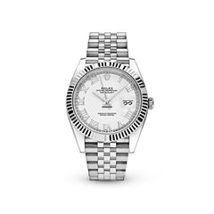 Datejust 41 126334 White Roman Jubilee Watches Rolex 