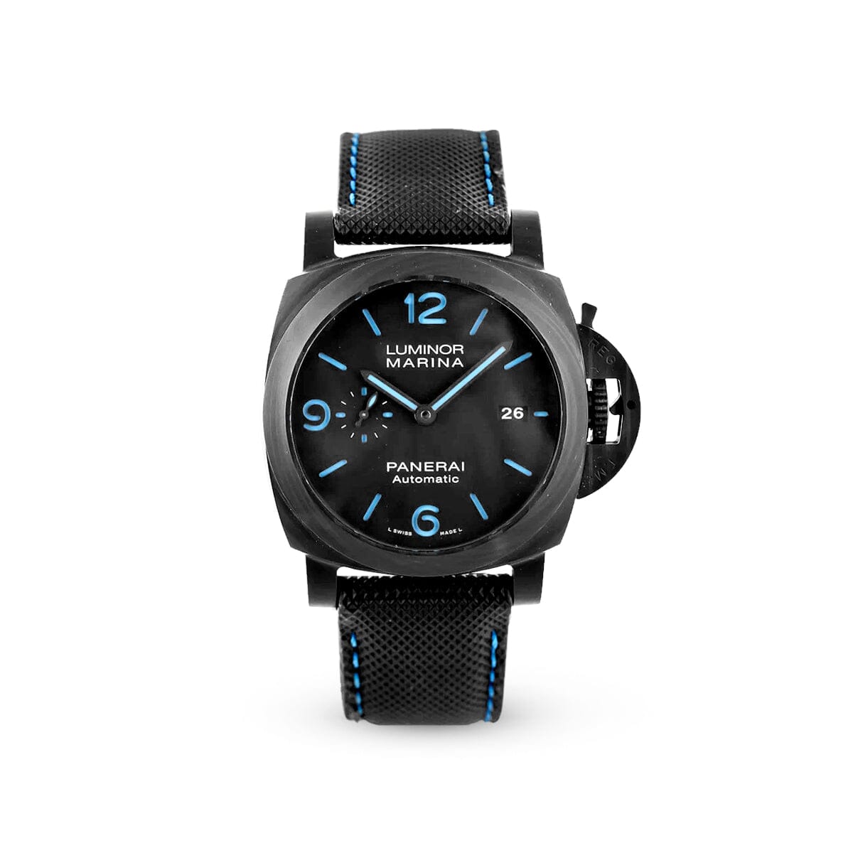 Carbotech Luminor Marina 44 PAM02661 Black Watches Panerai 