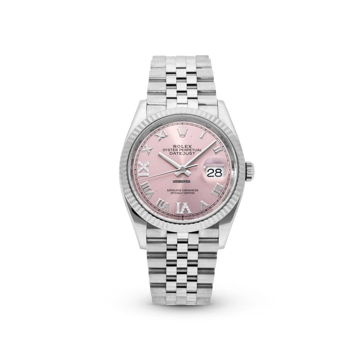 Datejust 36 126234VIIX Pink Jubilee Watches Rolex 