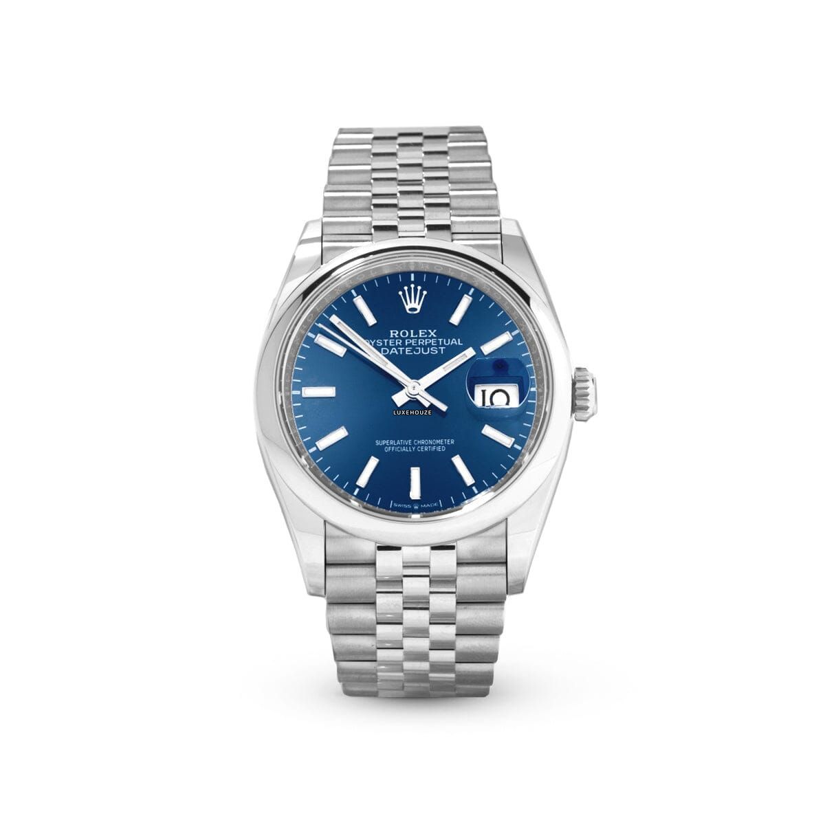 Datejust 36 126200 Blue Jubilee Watches Rolex 