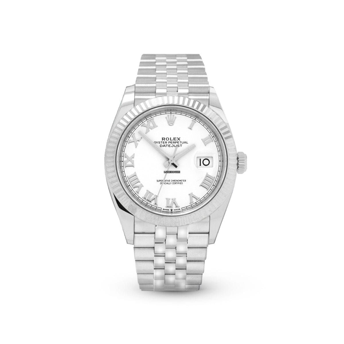 Datejust 41 126334 White Roman Jubilee Watches Rolex 