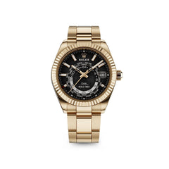 World Timer Gold Watches DiW 