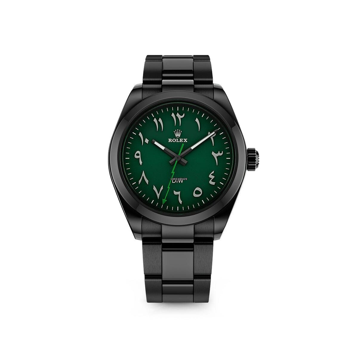 Milgauss DLC Black & Dial Green Watches DiW 