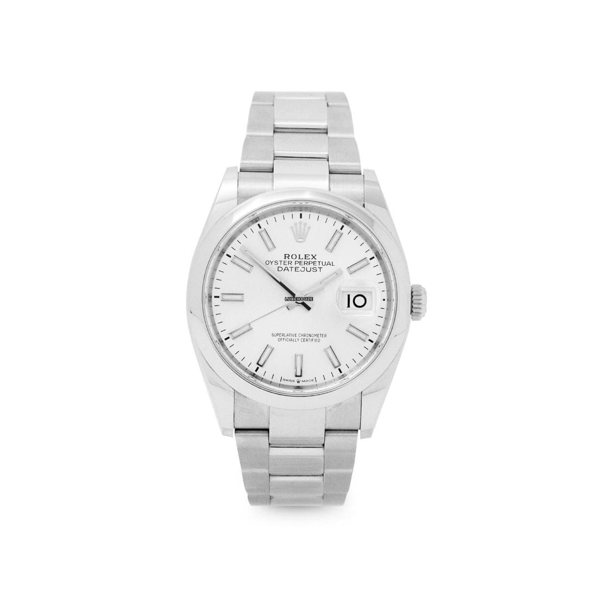 Datejust 36 126200 Silver Index Oyster Watches Rolex 