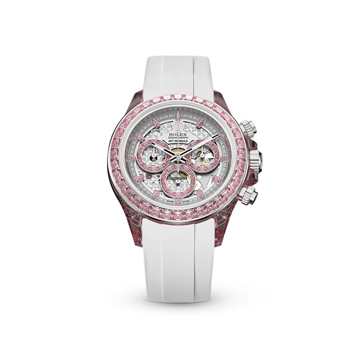 Genesis Collection Daytona - Rose Fantasy Fluororubber (Limited Edition 3 Pieces) Watches AET Remould 