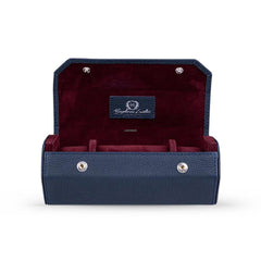 Hexagon - Togo Dark Blue Watch Winder Bosphorus 