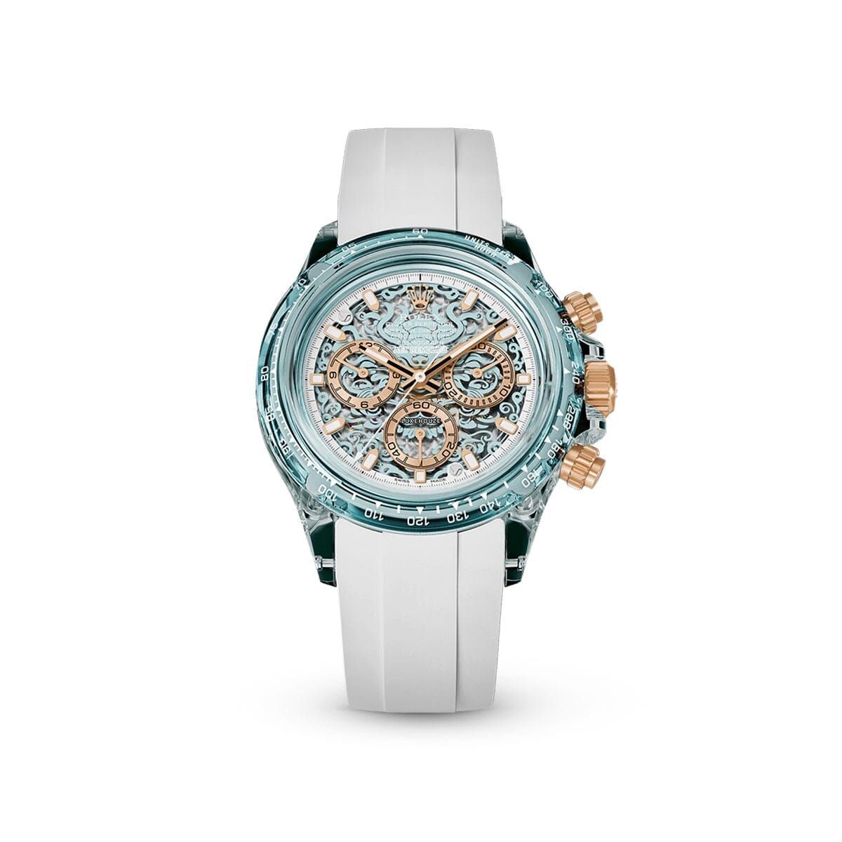 Loong 2024 Edition Ice Blue Fluororubber (Limited Edition of 5 Pieces) Watches AET Remould 