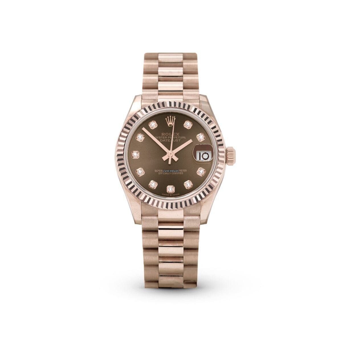 Datejust 31 278275G Choco Watches Rolex 