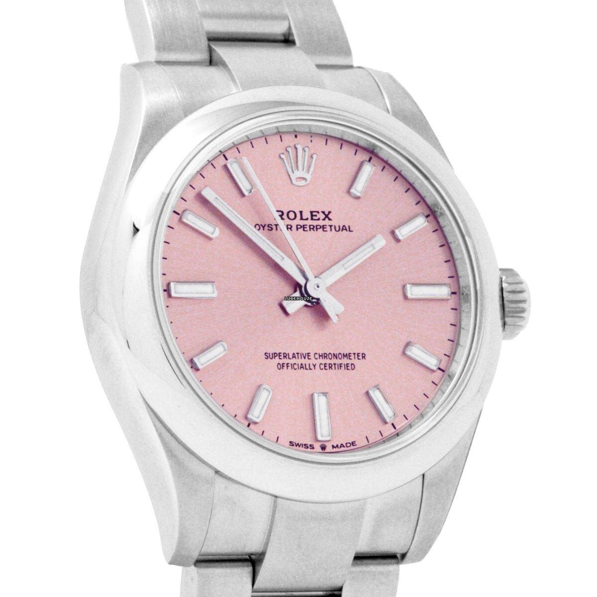 Oyster Perpetual 34 124200 Pink Watches Rolex 