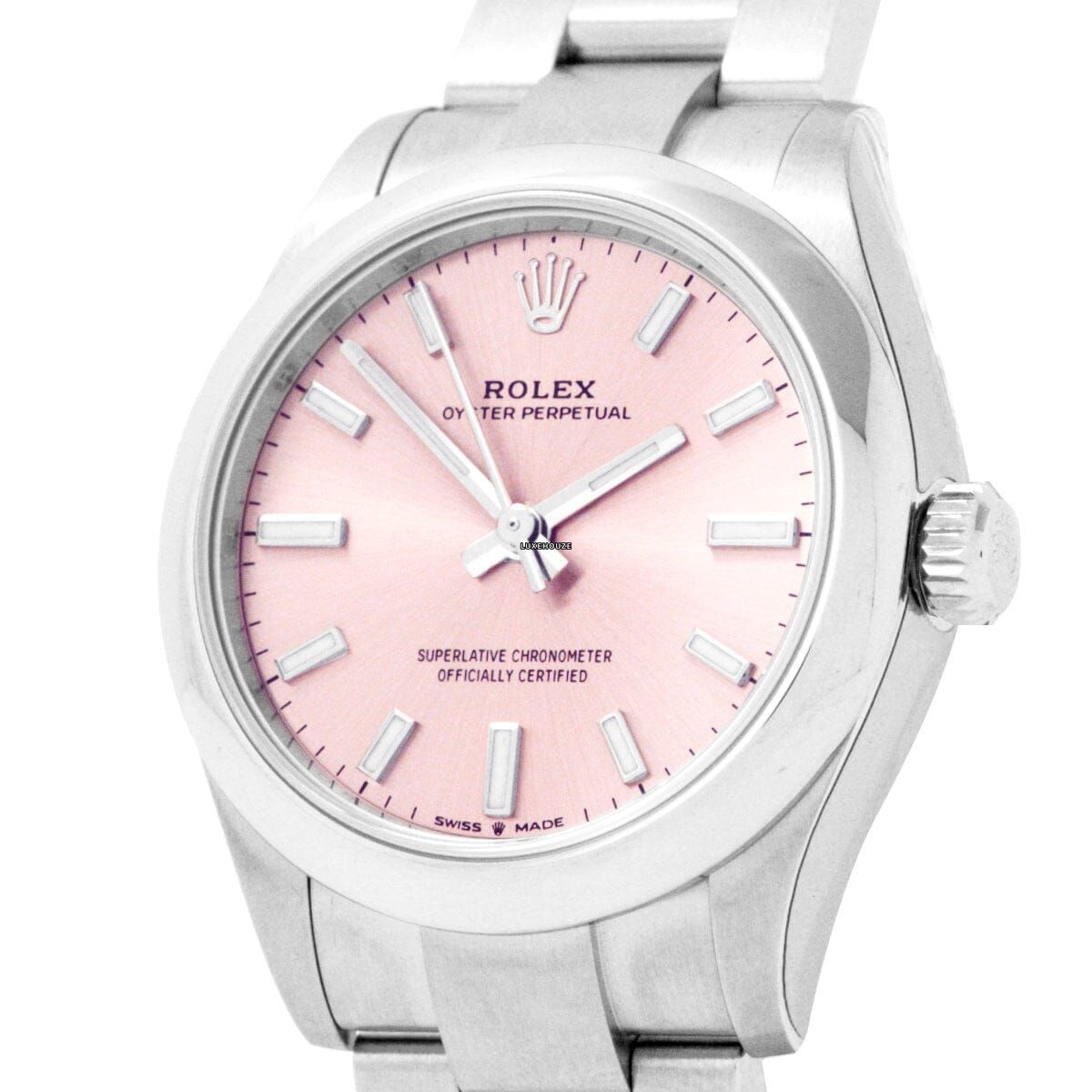 Oyster Perpetual 34 124200 Pink Watches Rolex 