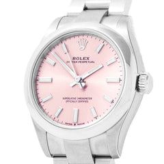 Oyster Perpetual 34 124200 Pink Watches Rolex 