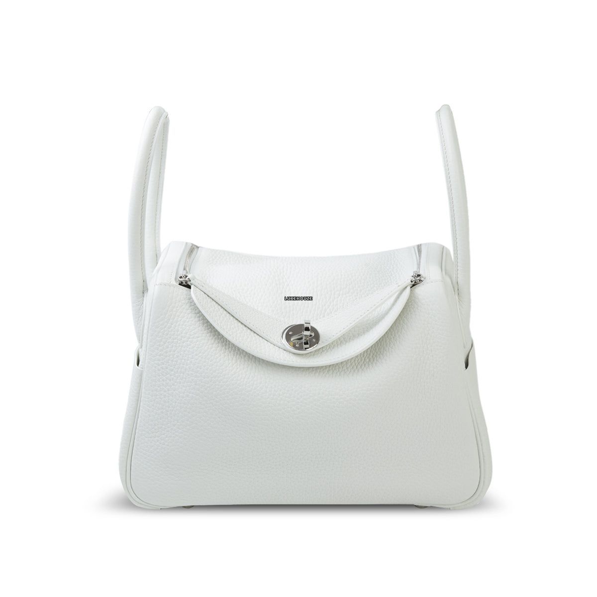 Lindy 26 Blanc Clemence PHW D Handbags Hermes 