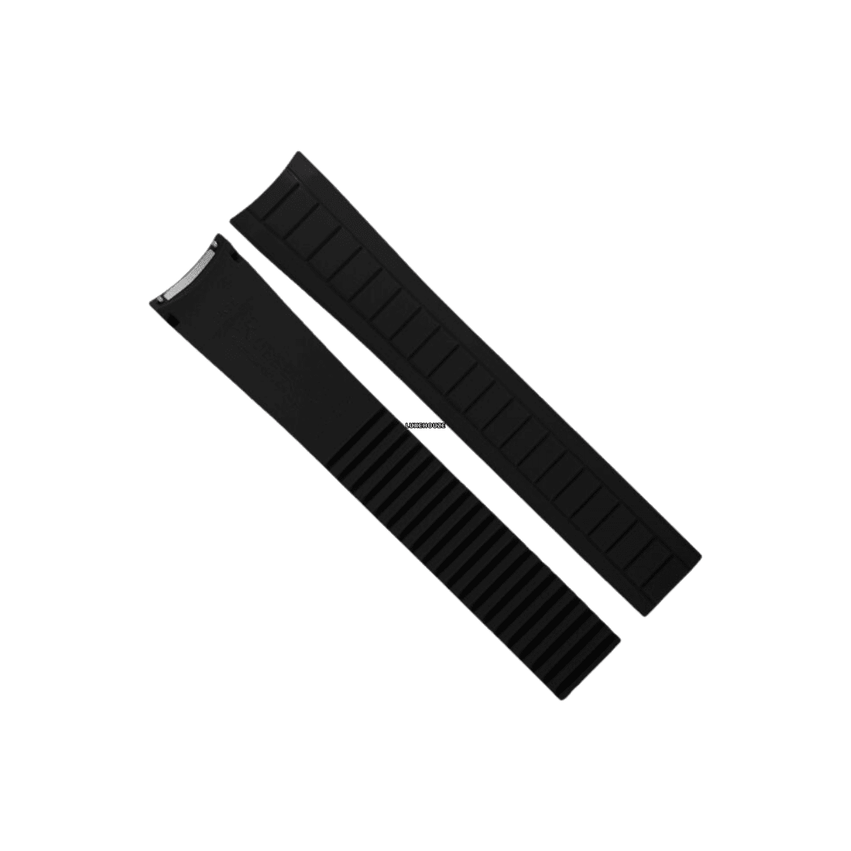 Aquanaut 5167 Classic Series Watch Bands RUBBER B Jet Black 