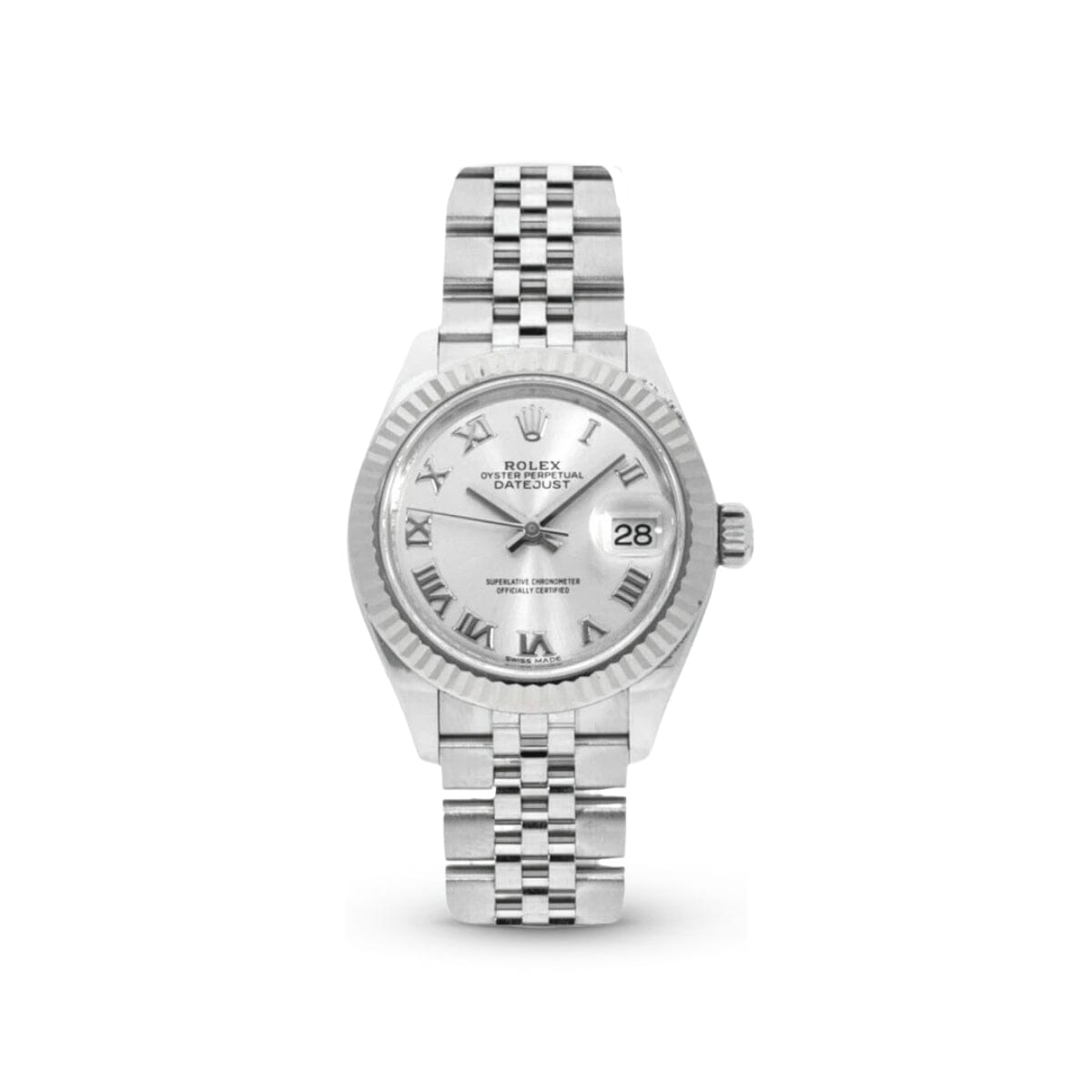 Datejust 28 279174 Silver Roman Jubilee Watches Rolex 