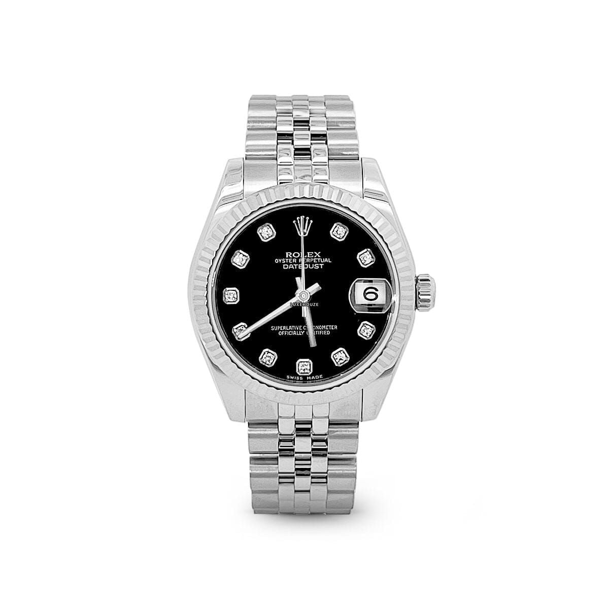 Datejust 31 178274G Black Jub M Series Watches Rolex 