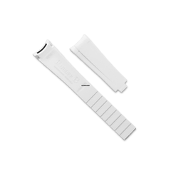 Datejust 31mm Classic Series Watch Bands RUBBER B Arctic White 