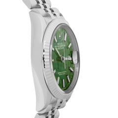 Datejust 36 126234 Green Palm Jubilee Watches Rolex 