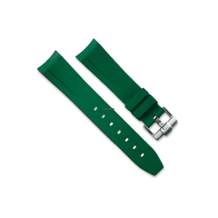 Datejust 36mm Tang Buckle Series Watch Bands RUBBER B Pine Green 