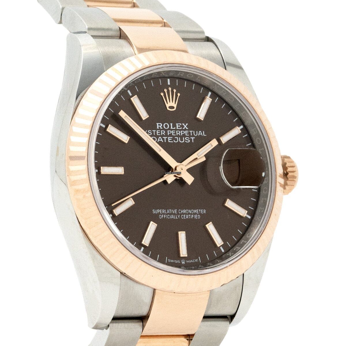 Datejust 36 126231 Choco Index Oyster Watches Rolex 